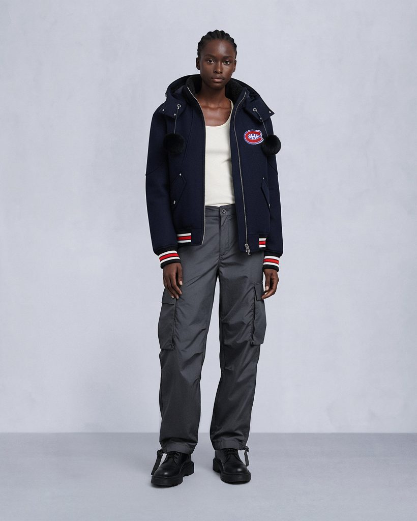 NHL X MOOSE KNUCKLES CANADIENS BOMBER JACKET