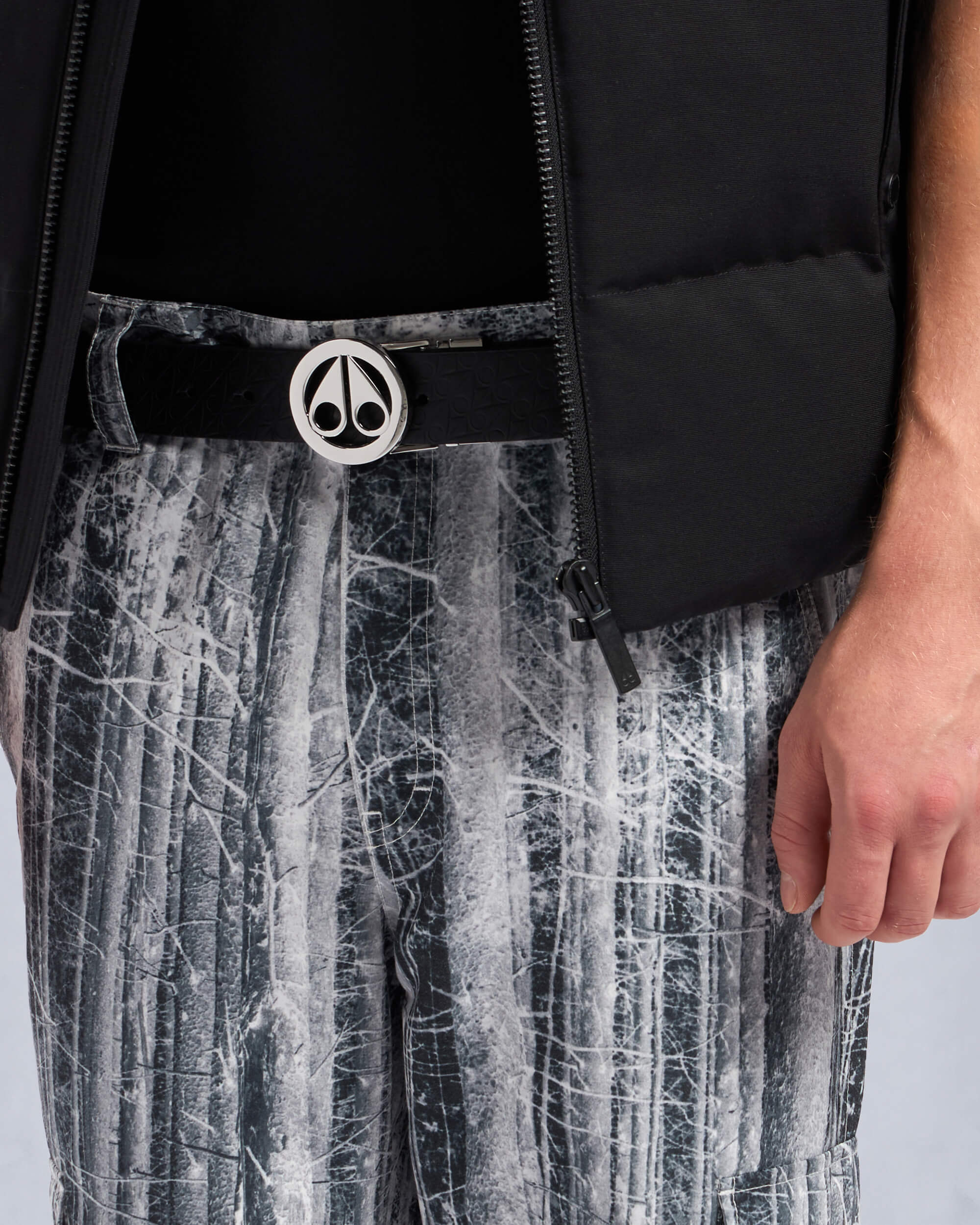 CIRCULAR LOGO ICON BELT-SILVER - Image 2