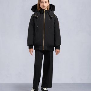 KIDS  UNISEX ORIGINAL GOLD SERIES SHEARLING TRIM BOMBER JACKET