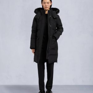 ONYX SHEARLING CAUSAPSCAL PARKA