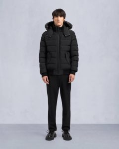 ONYX SCOTCHTOWN SHEARLING BOMBER JACKET