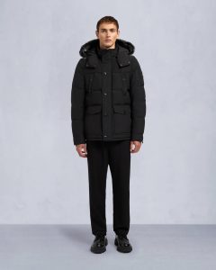 ONYX ROUND ISLAND SHEARLING DOWN JACKET