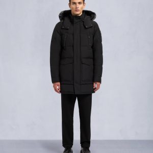 ONYX SHEARLING BIG RIDGE PARKA