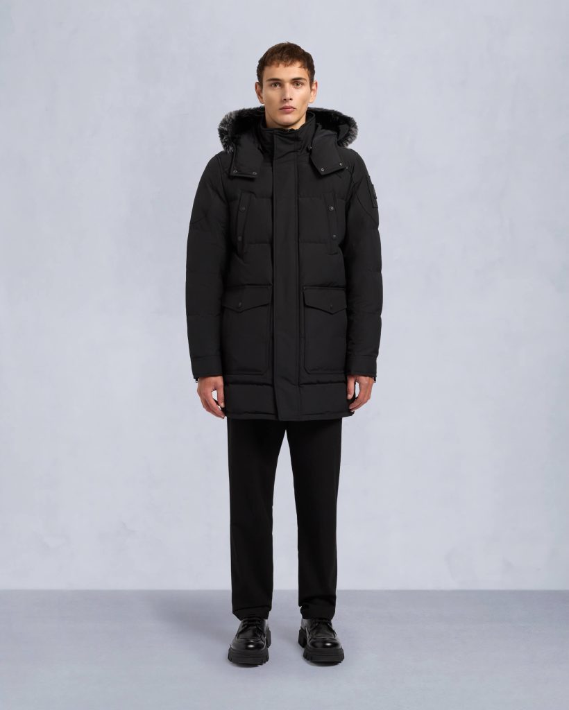 ONYX SHEARLING BIG RIDGE PARKA