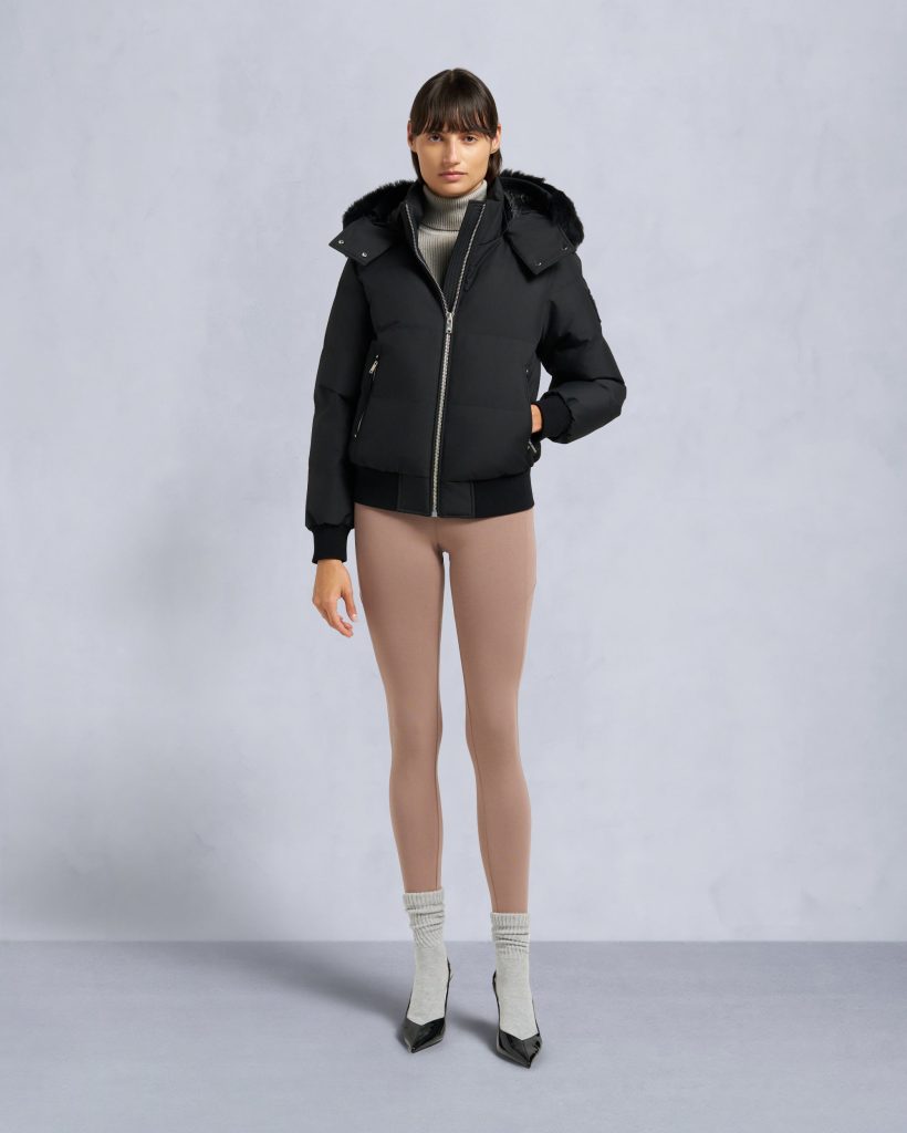 CLOUD SHEARLING BOMBER JACKET