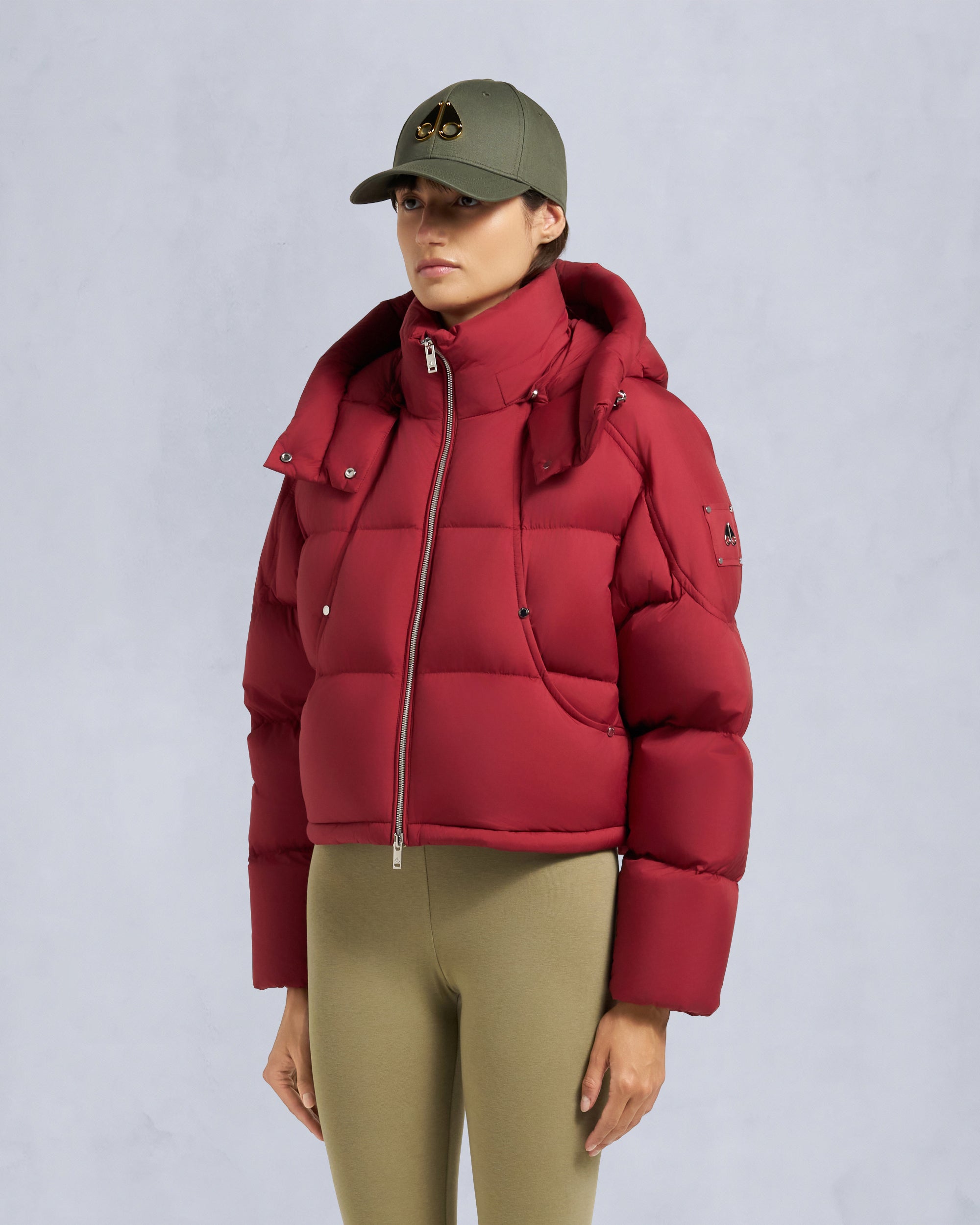 AKAI CROPPED PUFFER-SUMAC - Image 2