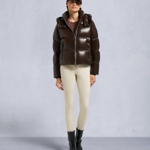 MOONSTONE PUFFER JACKET-ESPRESSO