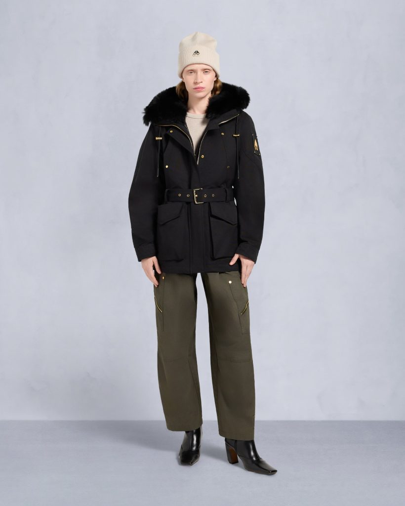 GOLD SERIES NOVA SHEARLING TRIM  3Q JACKET