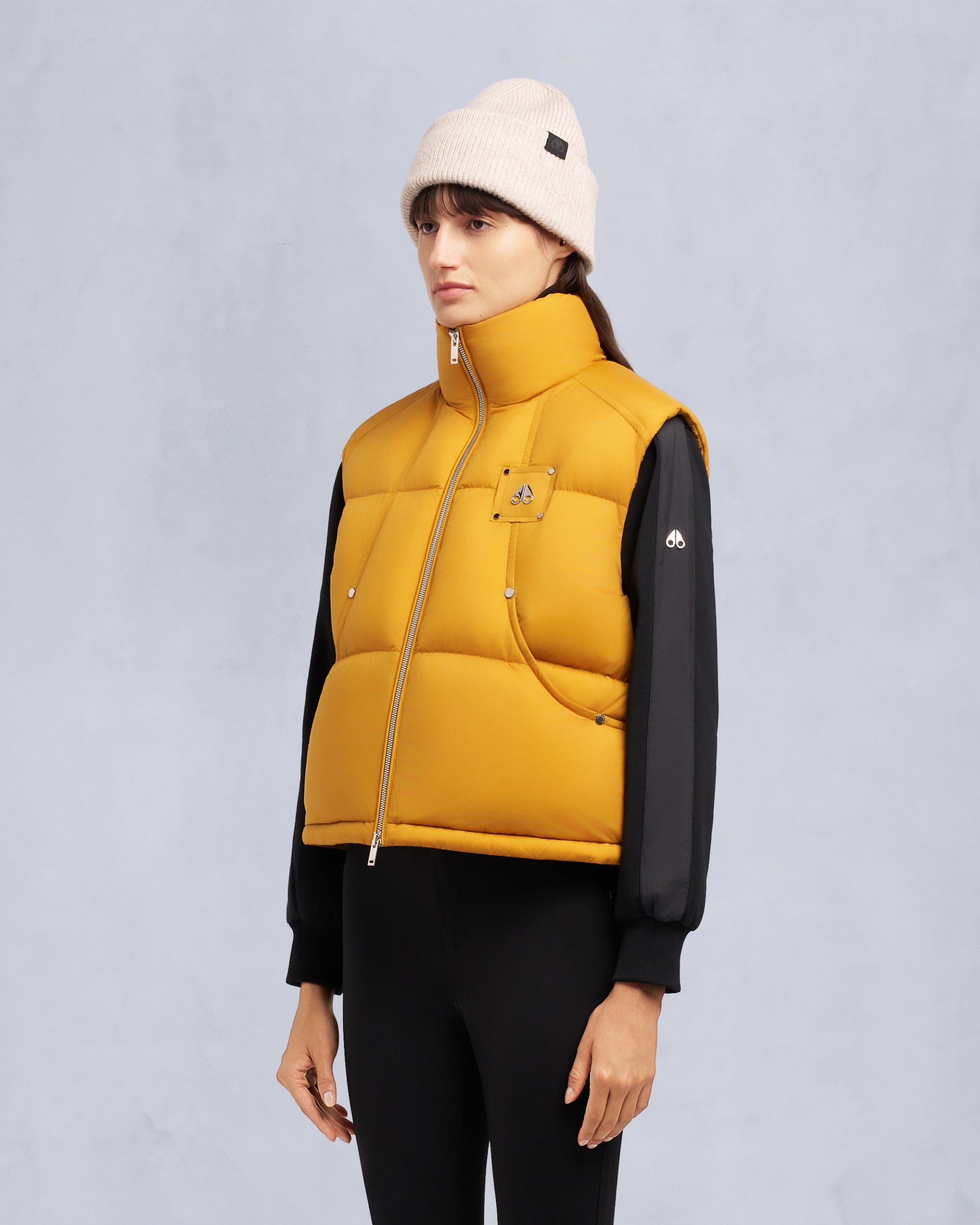 AKAI PUFFER VEST-BUTTERSCOTCH - Image 2