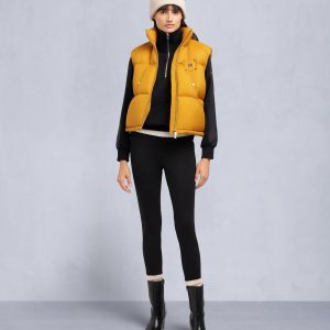 AKAI PUFFER VEST-BUTTERSCOTCH