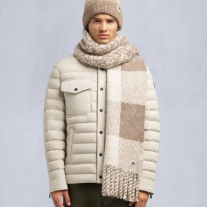 CORINA KNIT SCARF-ALABASTER/DUNE