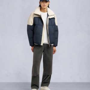 EVEREST PUFFER-NAVY/ALABASTER