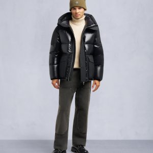 BRIAR 3Q PUFFER-BLACK