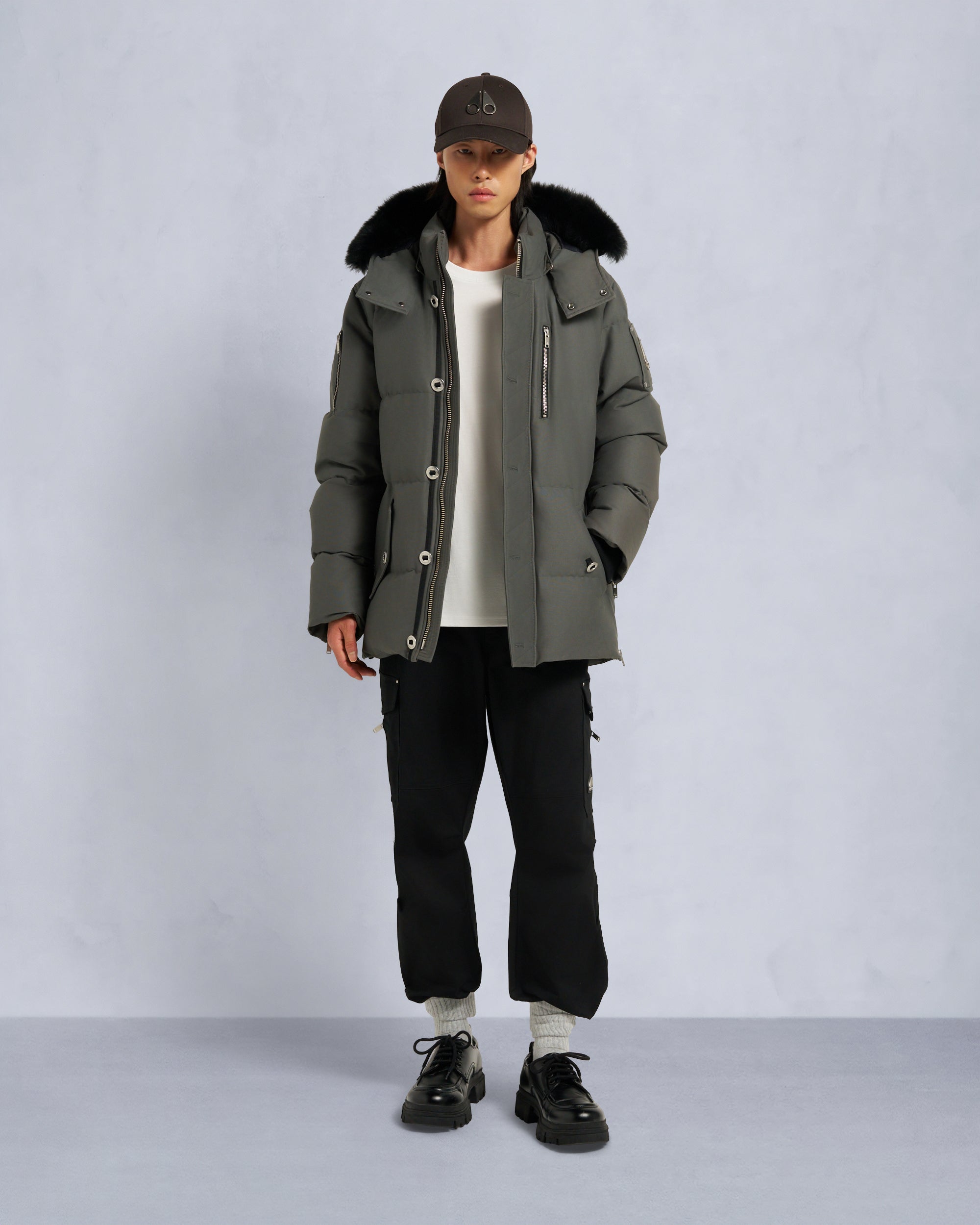 ORIGINAL SHEARLING TRIM 3Q JACKET - Image 8