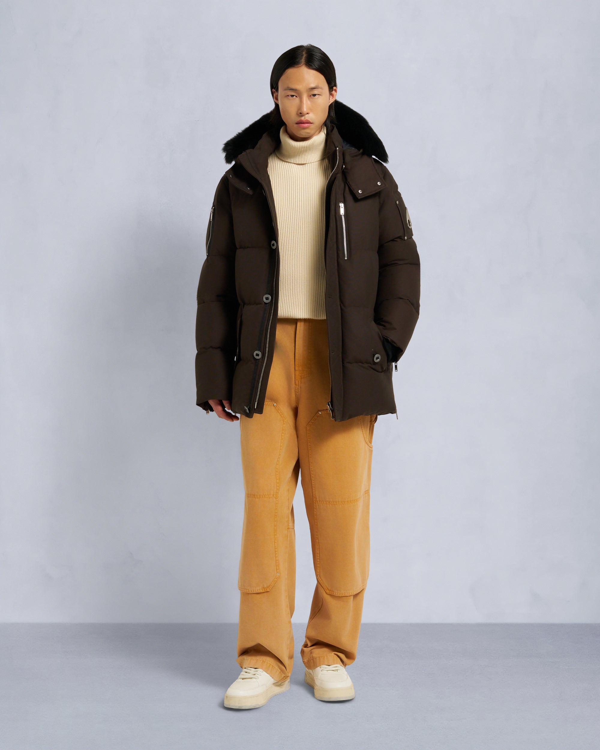 ORIGINAL SHEARLING TRIM 3Q JACKET - Image 10