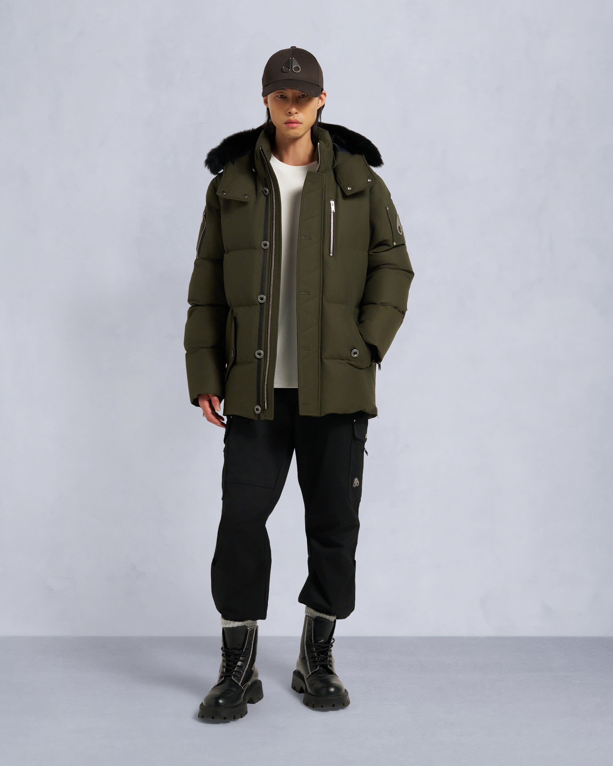 ORIGINAL SHEARLING TRIM 3Q JACKET - Image 9