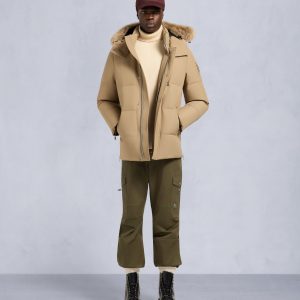 CLOUD SHEARLING TRIM 3Q JACKET-DUNE/BRONZE