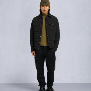 LENNOX SHIRT JACKET-BLACK