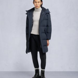 EVEREST LONG PUFFER-NAVY
